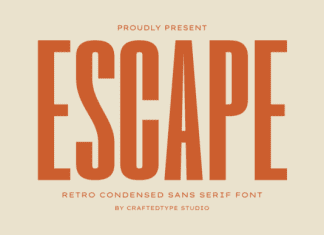 Escape Font preview image 1