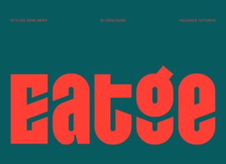 Etgea Font preview image 1