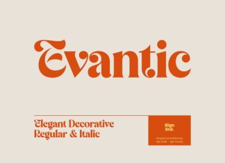 Evantic Font preview image 1