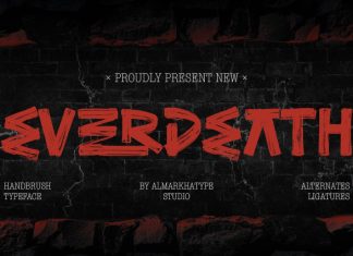 Everdeath Font preview image 1