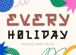 Every Holiday Font preview image 1