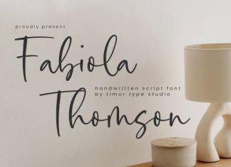 Fabiola Thomson Font preview image 1