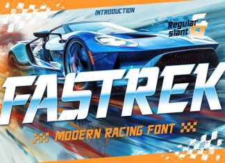 Fastrek Font preview image 1