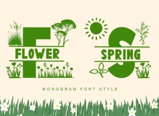 Flower Spring Font preview image 1
