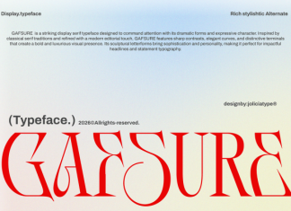 Gafsure Font preview image 1