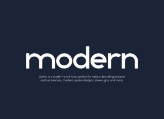 Gaftor Font preview image 3