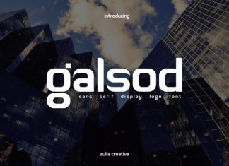 Galsod Font preview image 1