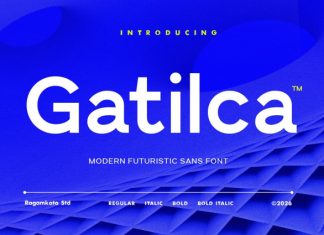 Gatilca Font preview image 1