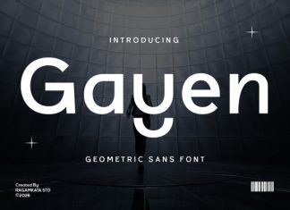Gayen Font preview image 1