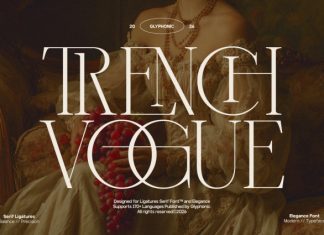 GC Trench Vogue Font preview image 1