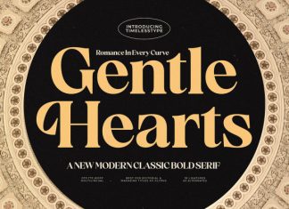 Gentle Hearts Font preview image 1