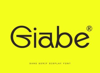 Giabe Font preview image 1