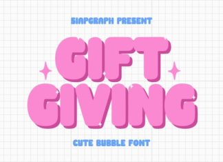 Gift Giving Font preview image 1