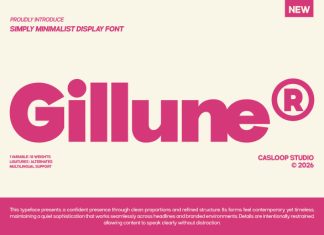 Gillune Font preview image 1