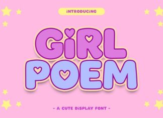 Girl Poem Font preview image 1