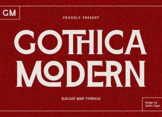 Gothica Modern Font preview image 1
