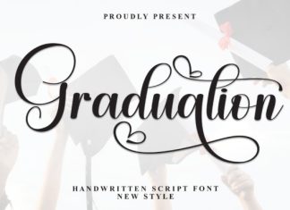 Graduation Script Typeface preview image 1