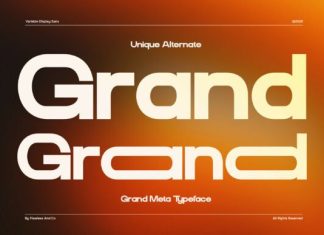 Grand Meta Font preview image 2