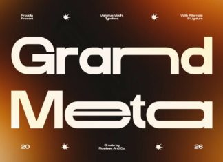 Grand Meta Font preview image 1