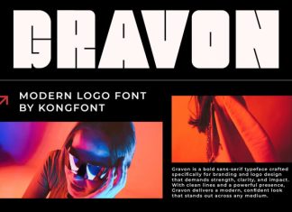 Gravon Font preview image 1