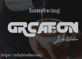 Grcafon Font preview image 1