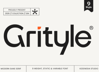 Grityle Font preview image 1