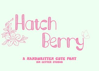 Hatch Berry Font preview image 1