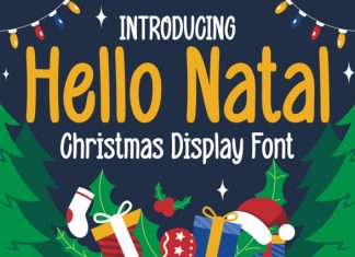 Hello Natal Font preview image 1