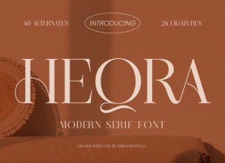 Heqra Font preview image 1