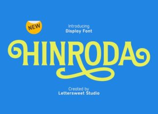 Hinroda Font preview image 1