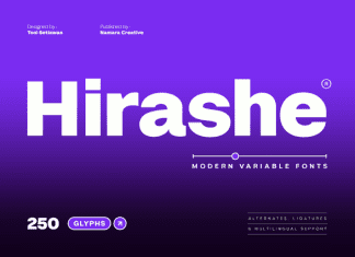 Hirashe Font preview image 1