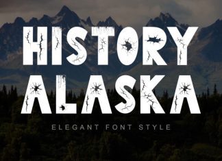 History Alaska Font preview image 1