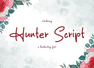 Hunter Script Handwritten Font preview image 1