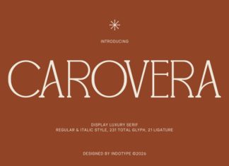 It Carovera Font preview image 1