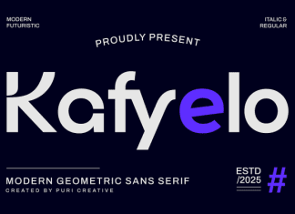 Kafyelo Font preview image 1