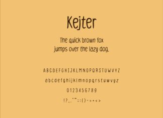 Kejter Script Font preview image 2