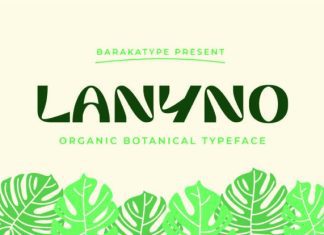 Lanyno Font preview image 1