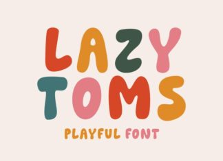 Lazy Toms Font preview image 1