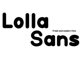 Lolla Sans Font preview image 2