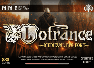 Lotrance Font preview image 1