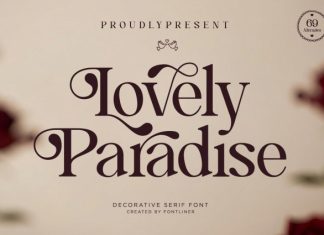 Lovely Paradise Font preview image 1