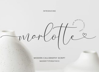 Marlotte Handwritten Font preview image 1
