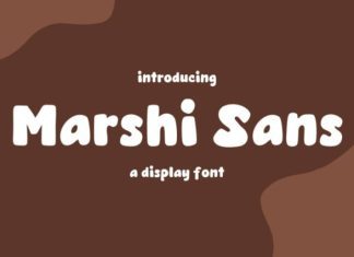 Marshi Sans Font preview image 1