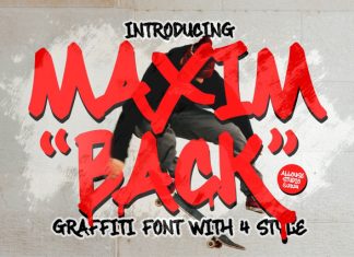 Maximback Font preview image 1
