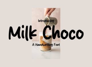 Milk Choco Font preview image 1
