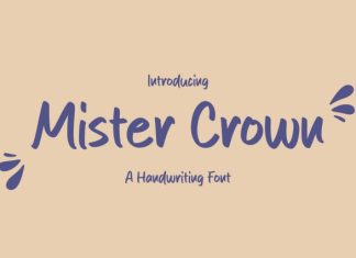 Mister Crown Font preview image 1