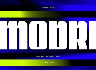 Modri Font preview image 1