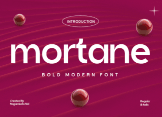 Mortane Font preview image 1