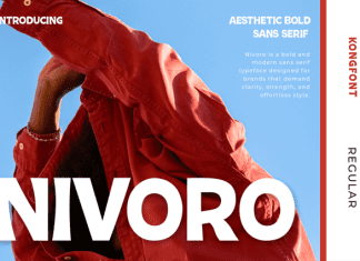 Nivoro Font preview image 1