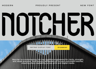 Notcher Font preview image 1